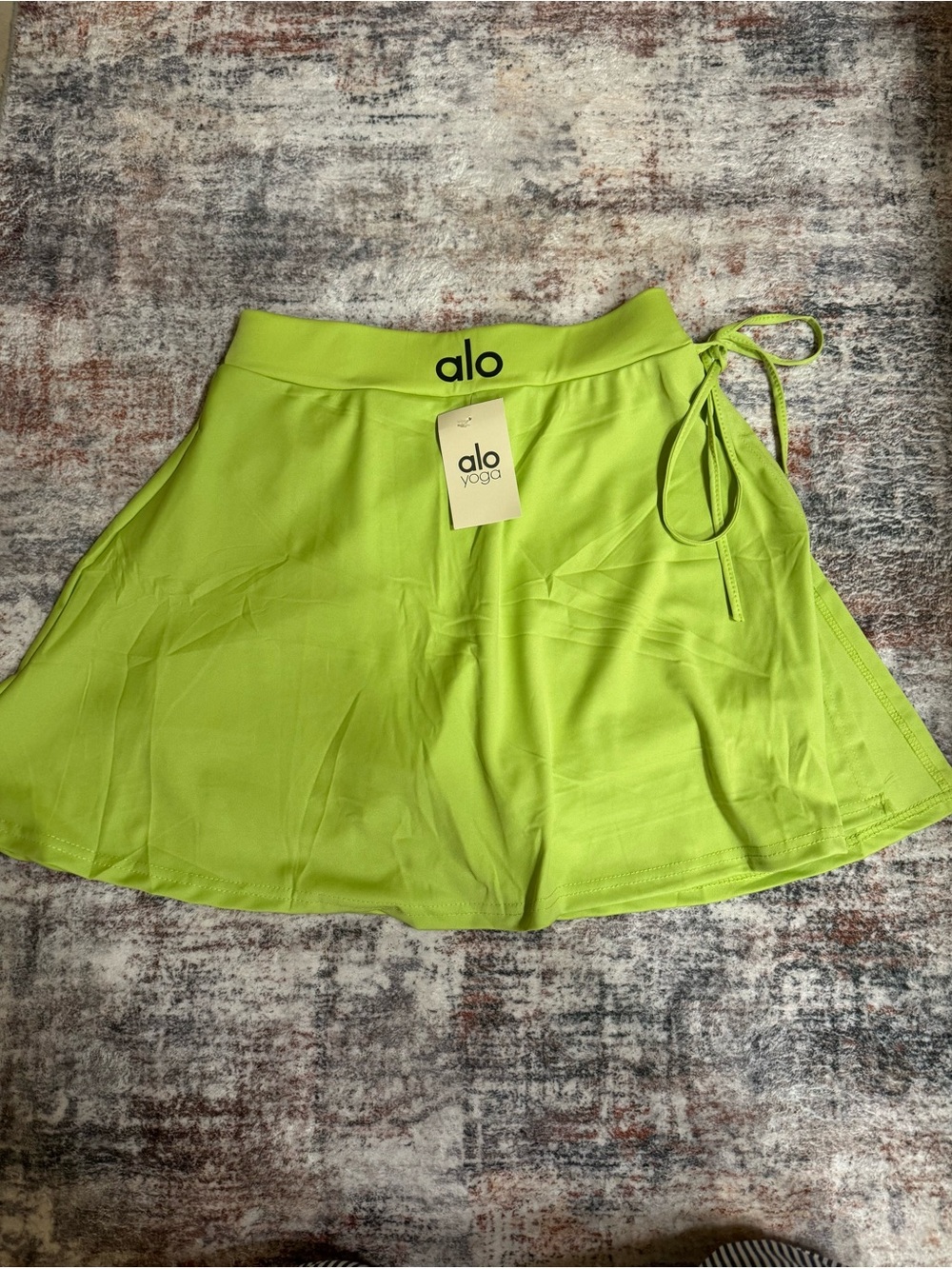 ALO Yoga Lime Green Athletic Skort NEW WITH TAGS